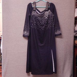 SHEILAY Dress == Size 3XL == New With Tags == White Star / Dot Design